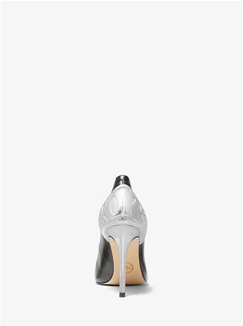 michael michael kors khloe leather pump|Michael Kors Khloe Pointed toe Leather Pumps .